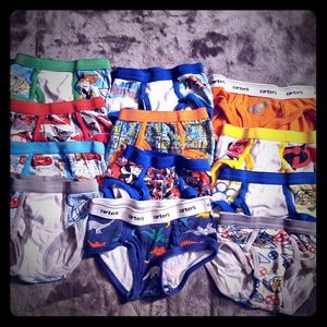 Carters and Disney boys underwear